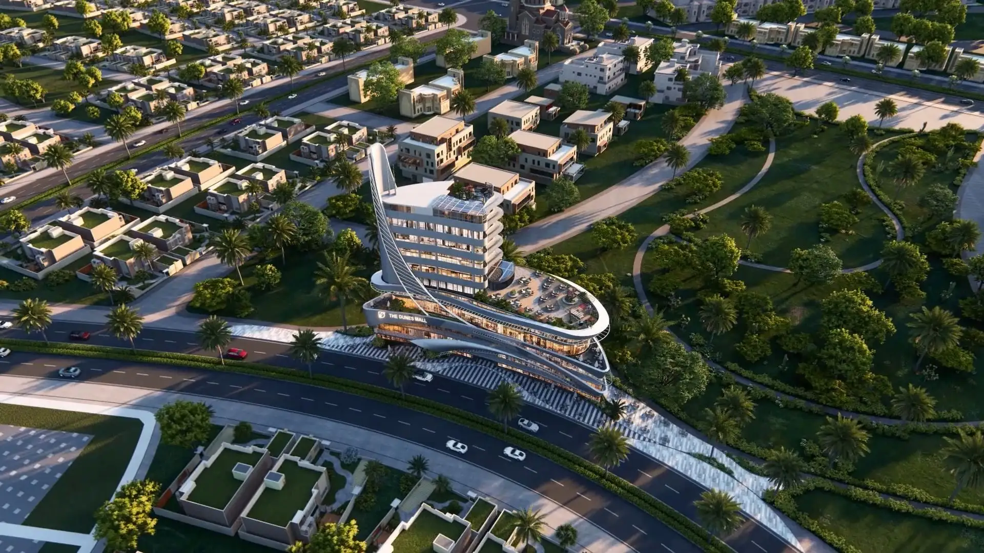 The Dunes Mall, Bahria Town 3D render, render 1