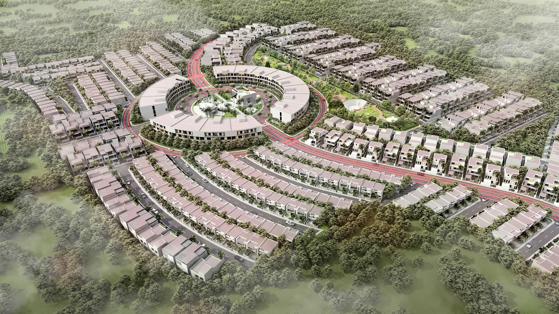 Grand City Mardan 3D render, render 1