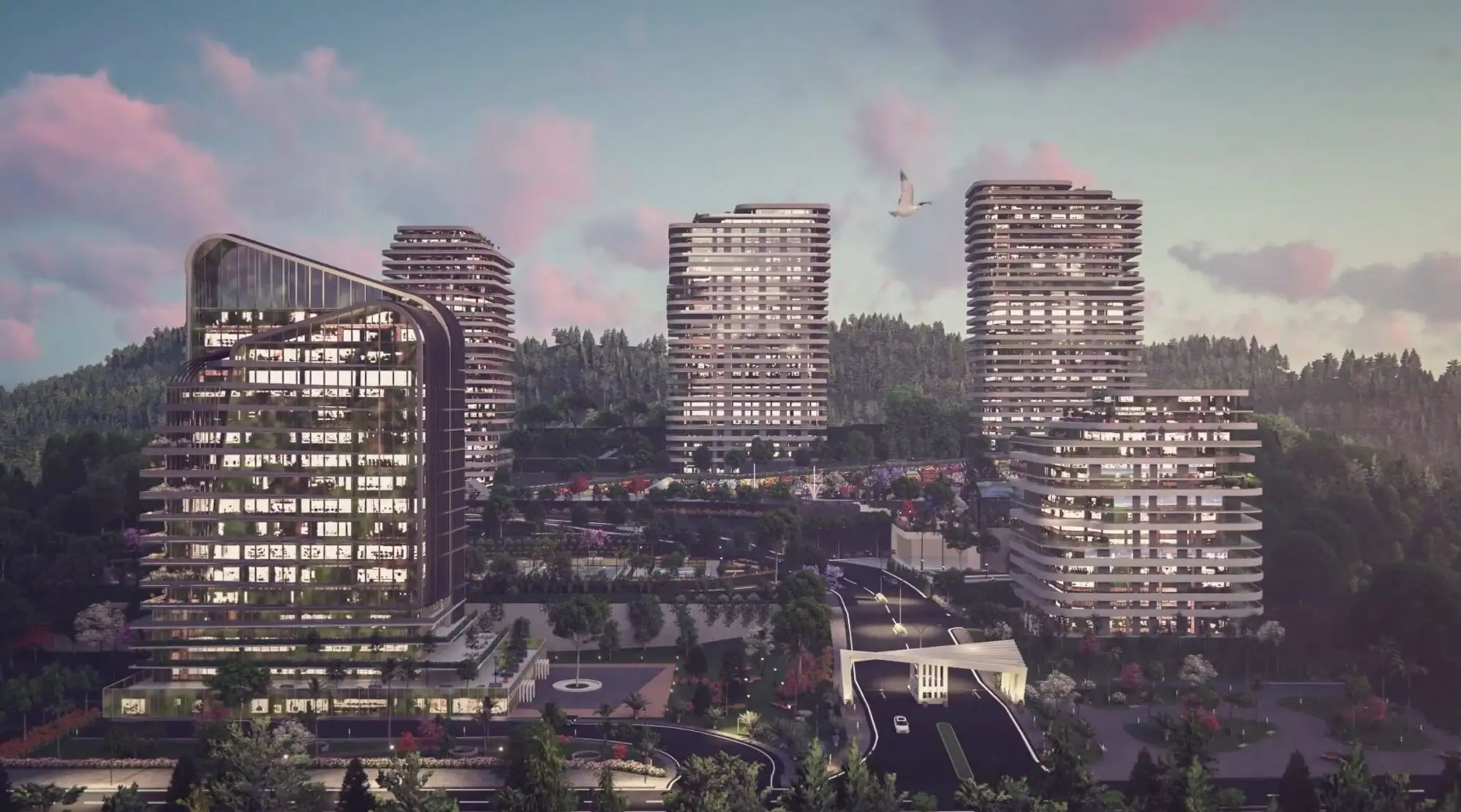 Emirates Enclave, Islamabad 3D render, render 1