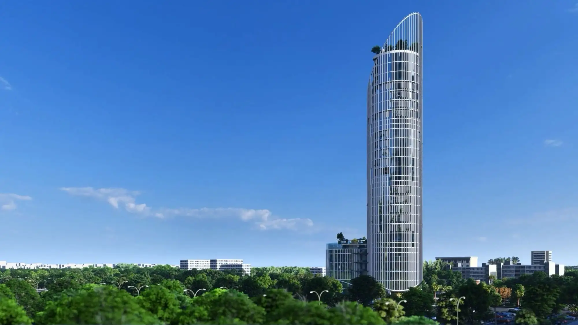 16 Sina, Islamabad 3D render, render 2