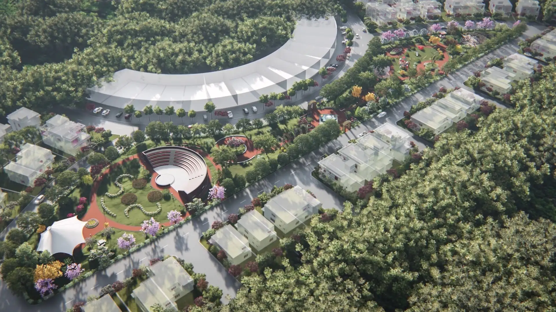 Grand City Mardan 3D render, render 3