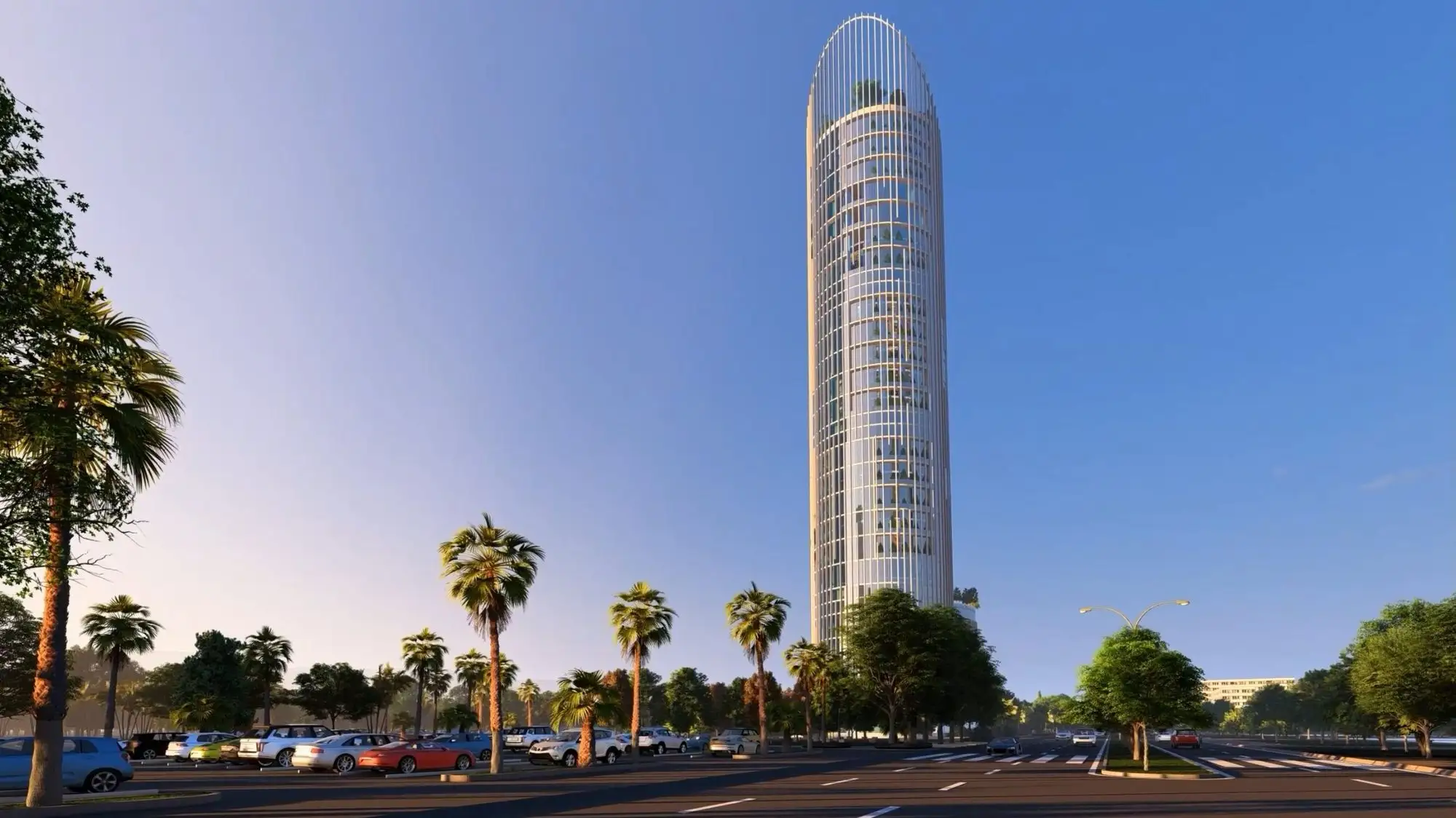 16 Sina, Islamabad 3D render, render 3