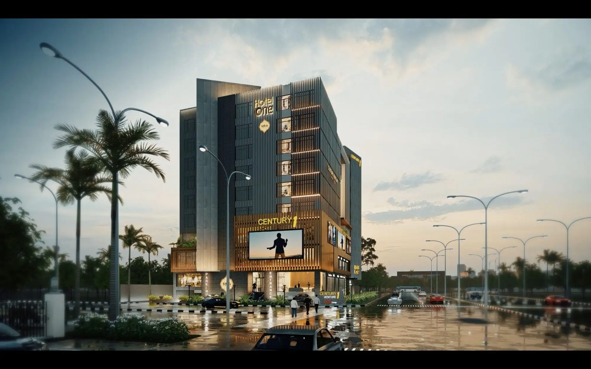 Century Venture, Lahore 3D render, render 3