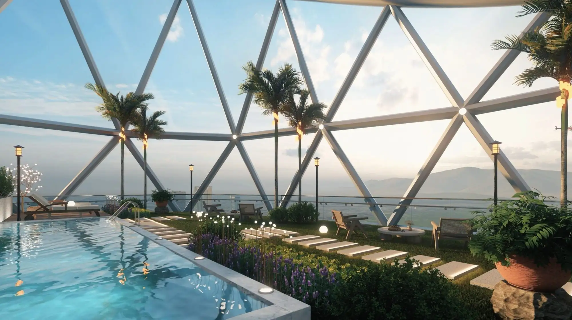 Al Wakeel Tower, Islamabad 3D render, render 3