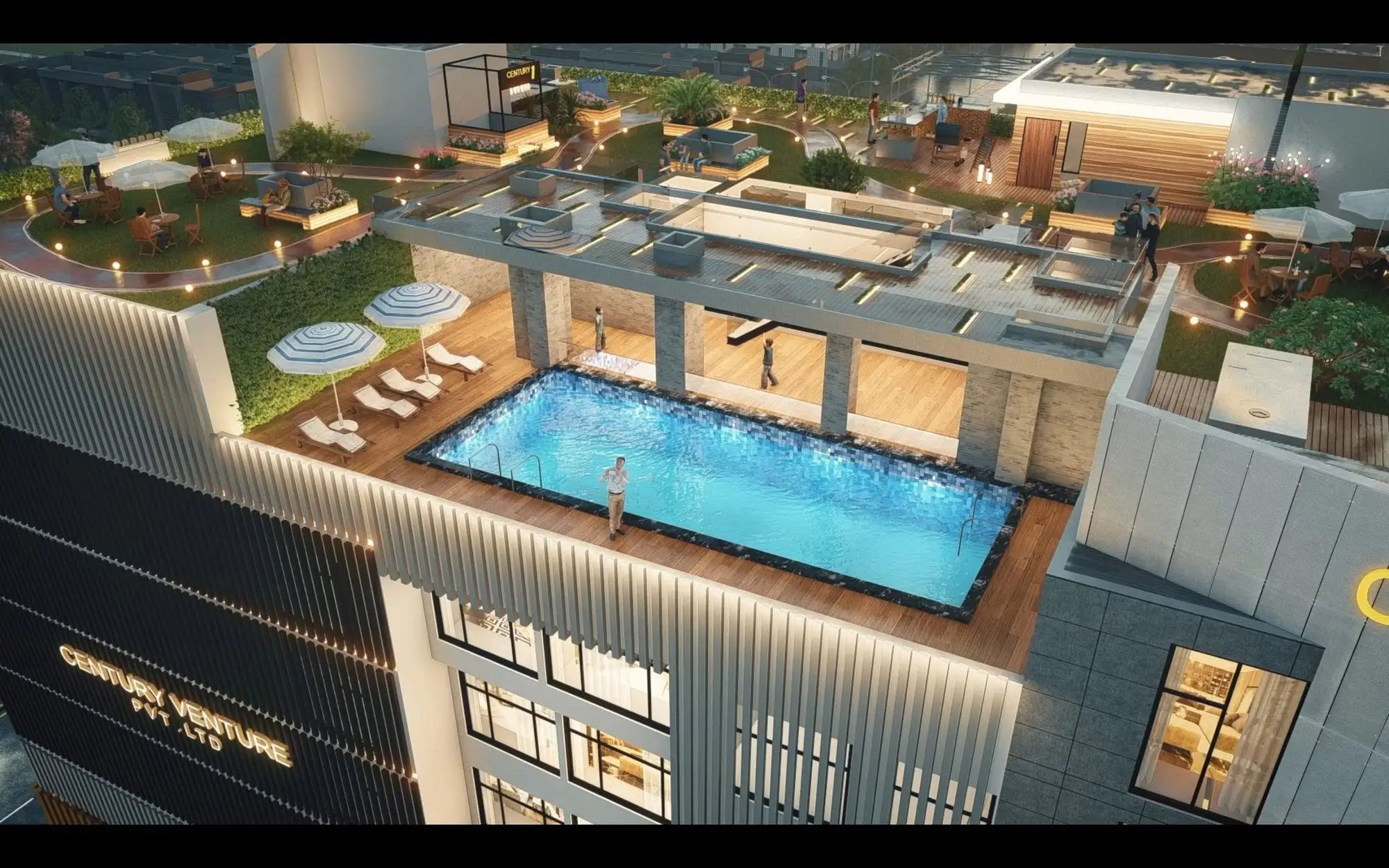 Century Venture, Lahore 3D render, render 4