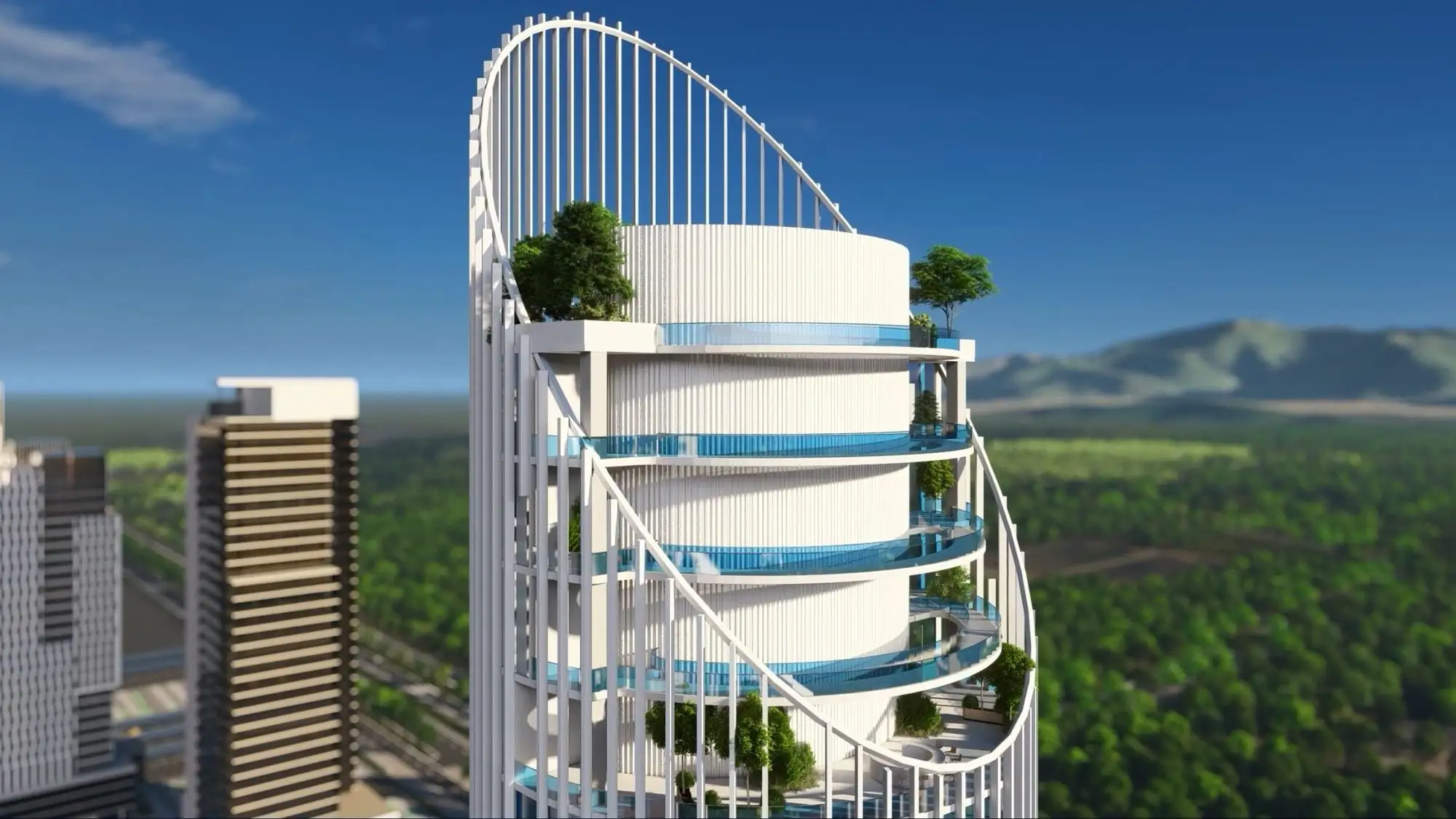 16 Sina, Islamabad 3D render, render 5