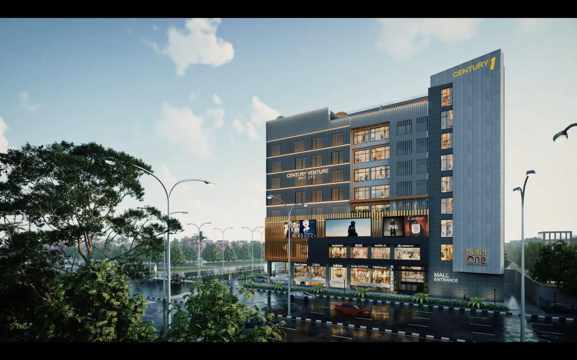 Century Venture, Lahore 3D render, render 6