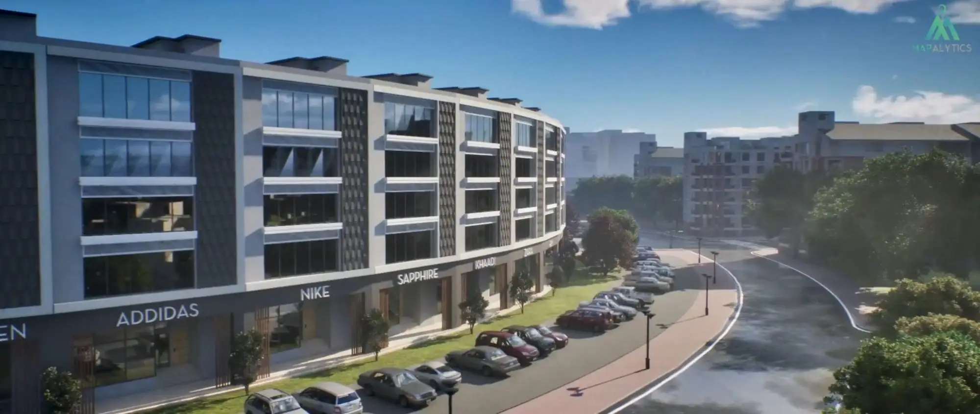 Akbar Housing Scheme 3D render, render 8