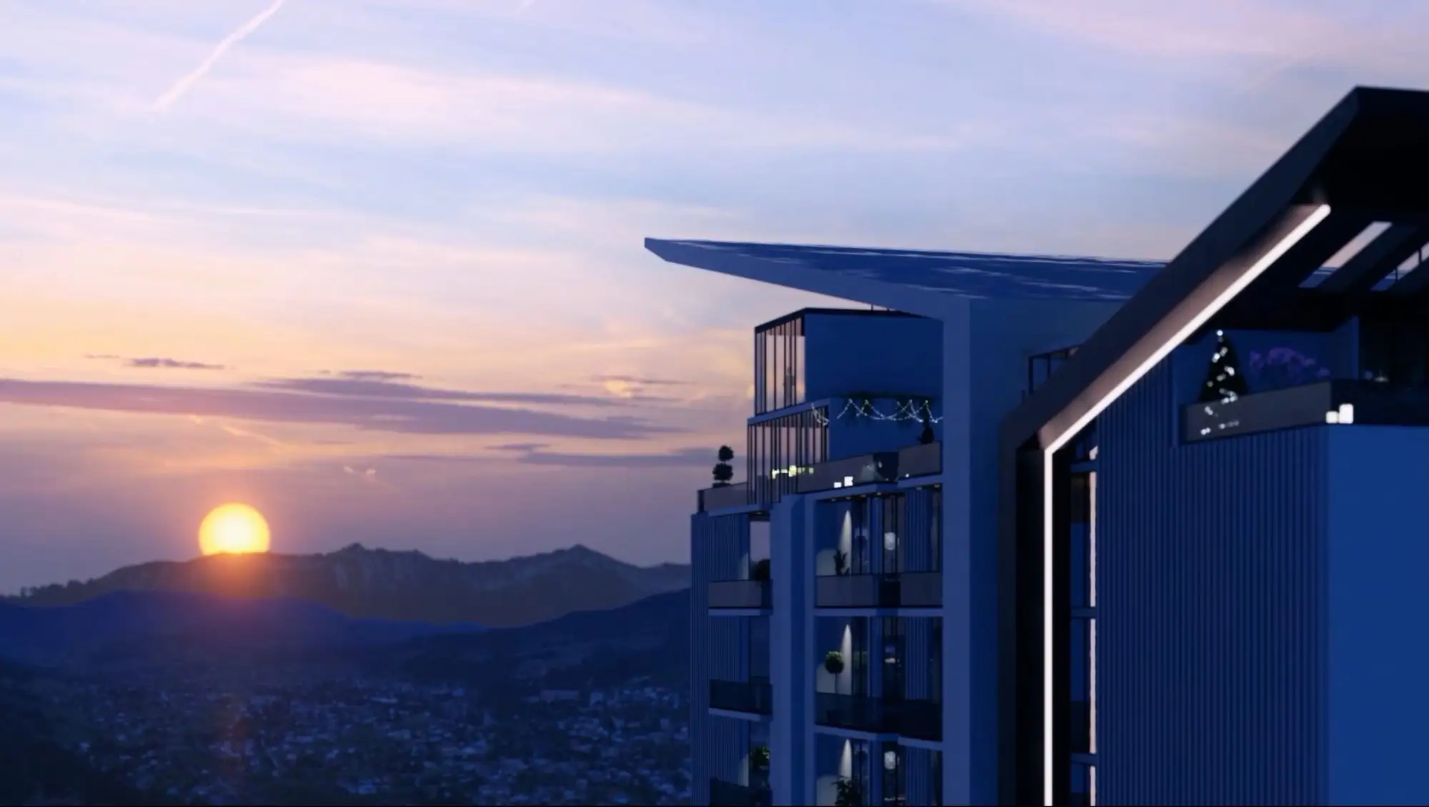 Capital Icon Mall and Residency 3D render, render 9