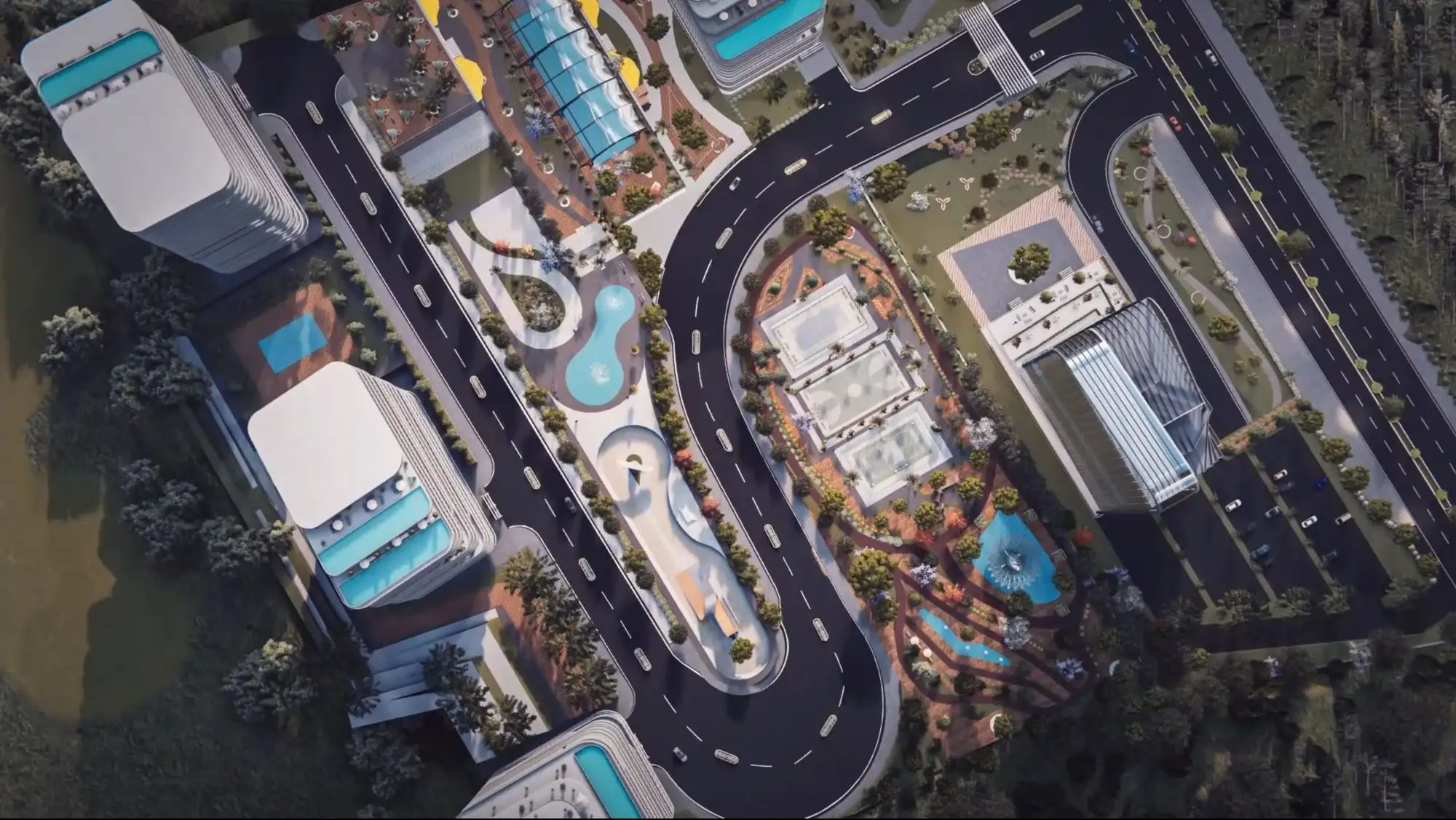 Emirates Enclave, Islamabad 3D render, render 10