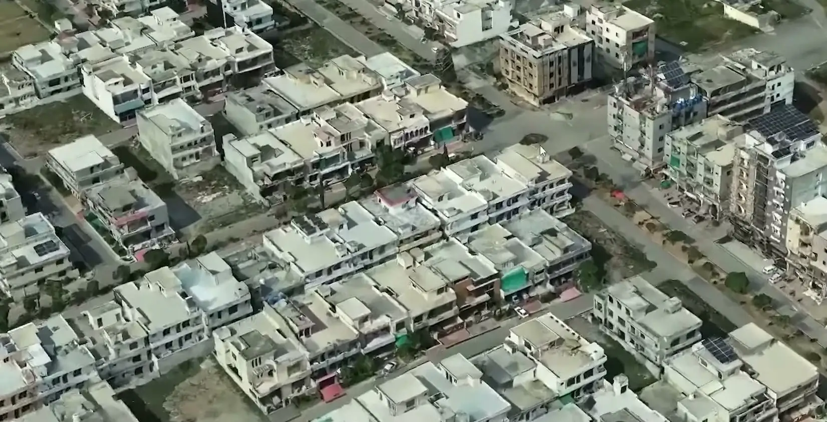 3D digital twin of a city district built from drone survey data by Mapalytics