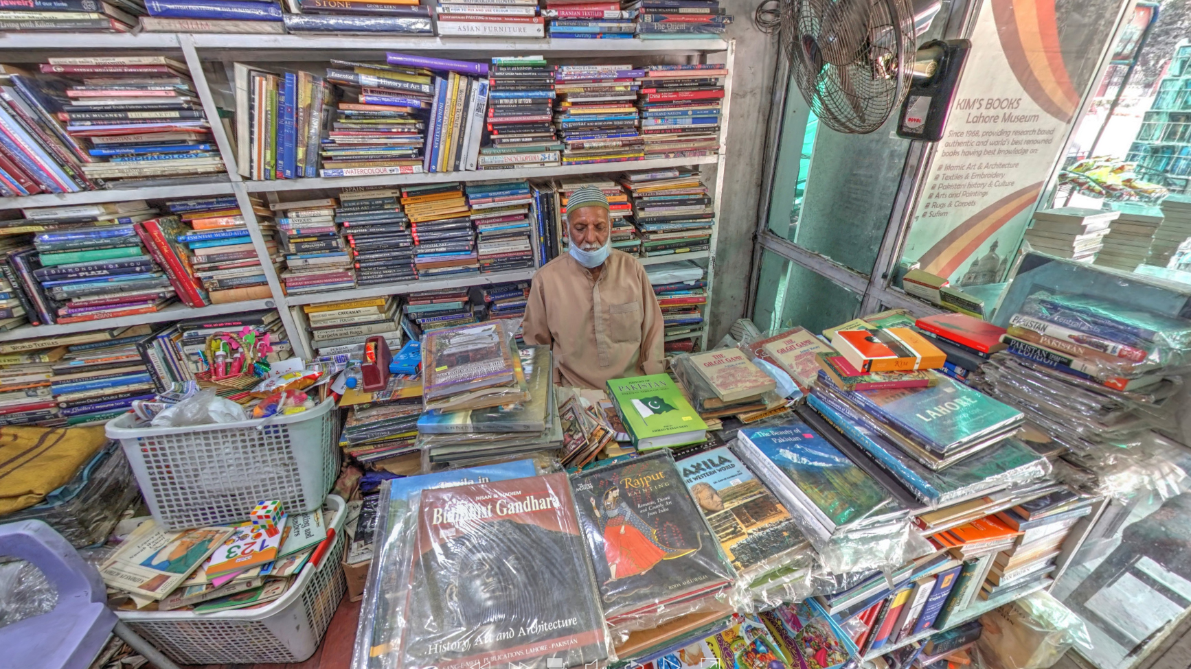 kim book shop owner