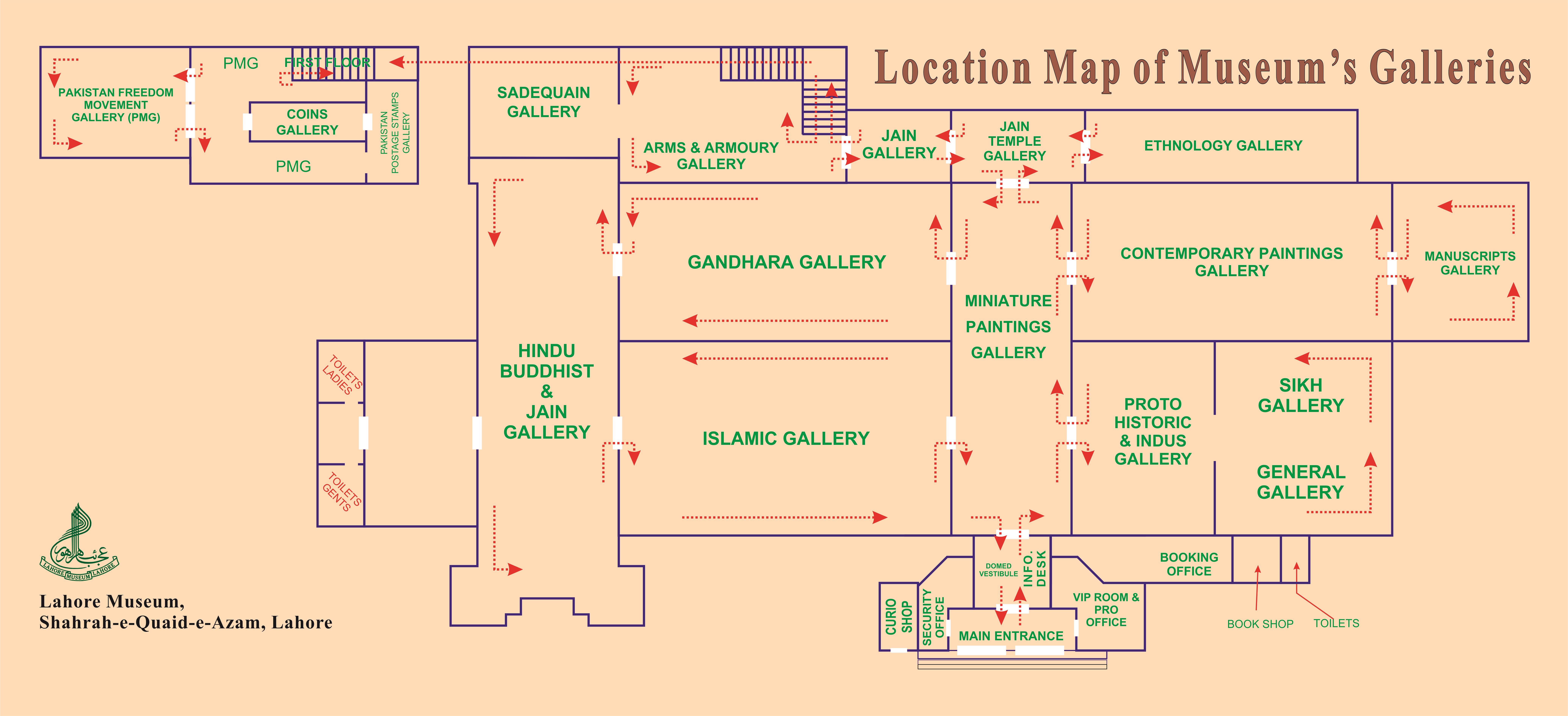 galleries Map